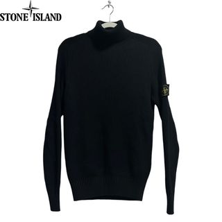 ストーンアイランド(STONE ISLAND)のSTONE ISLAND TURTLE NECK SWEATER ブラック(ニット/セーター)