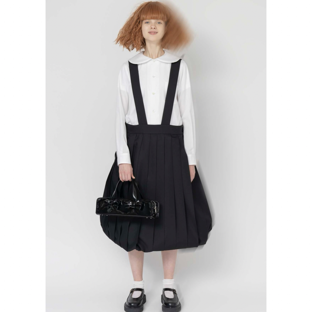 COMME des GARCONS GIRL(コムデギャルソンガール)のコムデギャルソン　プリーツバルーン吊りスカート レディースのスカート(ひざ丈スカート)の商品写真