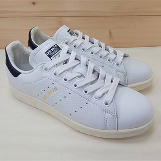 スタンスミス(STANSMITH（adidas）)のアディダス スタンスミス 本革 ホワイト/ネイビー 23.5㎝(スニーカー)