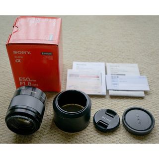 ソニー(SONY)の【値下げ‼︎】SONY  Eマウント用レンズ E50F1.8OSS(B)(レンズ(単焦点))