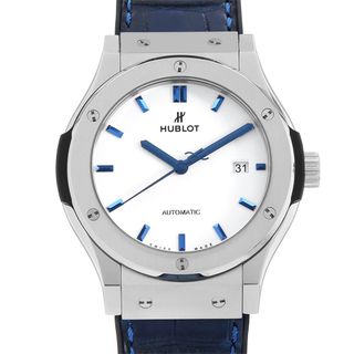 ウブロ(HUBLOT)のウブロ クラシック フュージョン ホワイトシャイニー ブルー 542.NX.2210.LR.JPN17 メンズ 中古 腕時計(腕時計(アナログ))