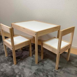 イケア(IKEA)のIKEA LATT 子供用テーブル＆イス(その他)