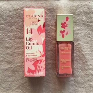 クラランス(CLARINS)のクラランス コンフォート リップオイル          14 サクラ 限定品　(リップグロス)