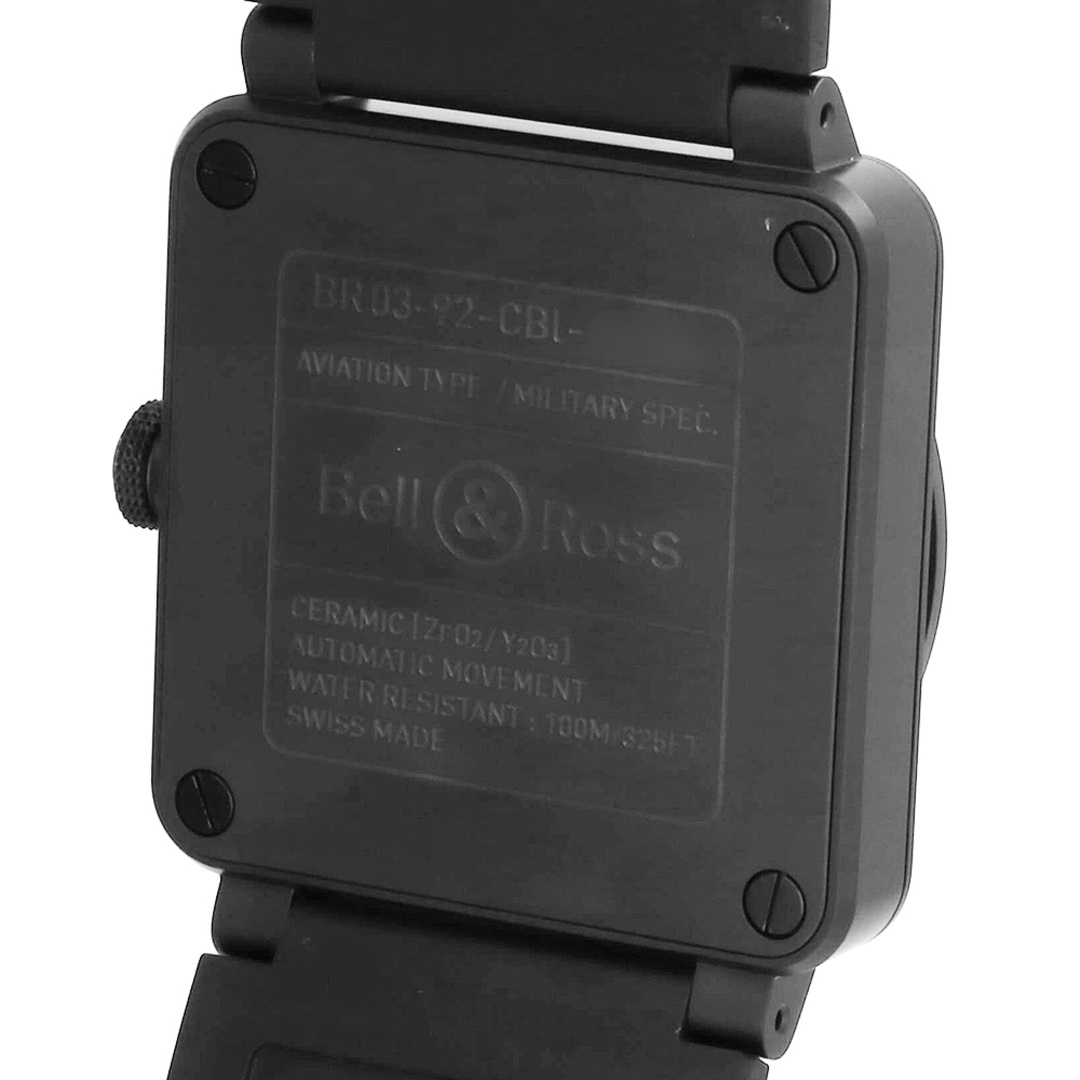 Bell & Ross(ベルアンドロス)のベル＆ロス BR03-92 ブラックカモ BR0392-CAMO-CE/SRB メンズ 中古 腕時計 メンズの時計(腕時計(アナログ))の商品写真