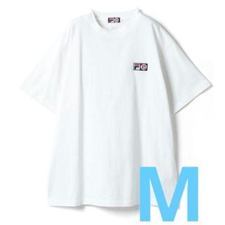 ビーファースト(BE:FIRST)の新品  FILA × BE:FIRST  ロゴワッペン 半袖 Tシャツ M  白(ミュージシャン)