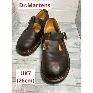 Dr.Martens POLLEY Tバーシューズ　英国製　UK7(サンダル)