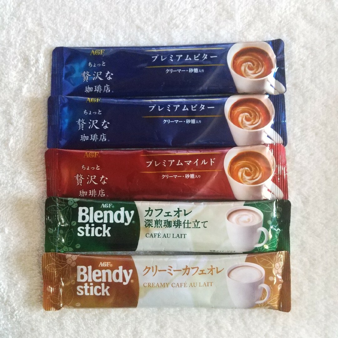 味の素AGF(アジノモトエージーエフ)のBlendy ブレンディ スティックコーヒー 5本セット 食品/飲料/酒の飲料(コーヒー)の商品写真