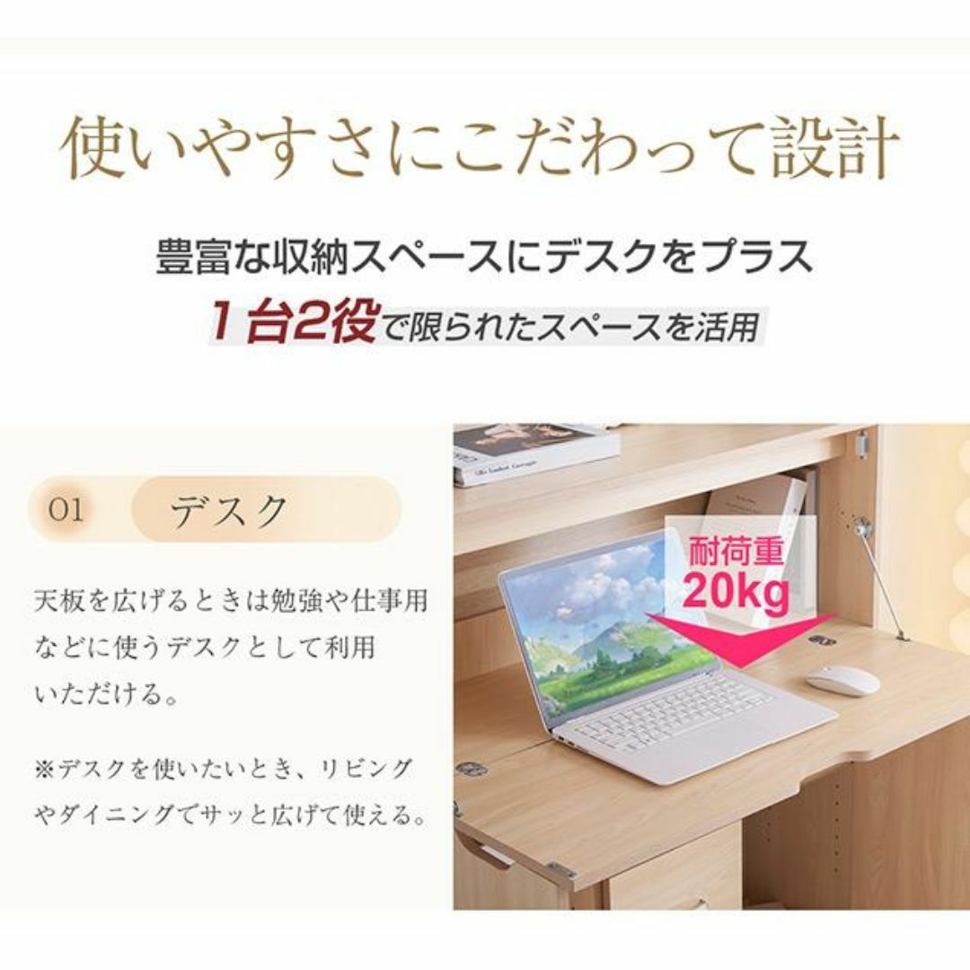 新品【カラー選択】学習机 ツインデスク 折り畳み/省スペース★my インテリア/住まい/日用品の机/テーブル(学習机)の商品写真