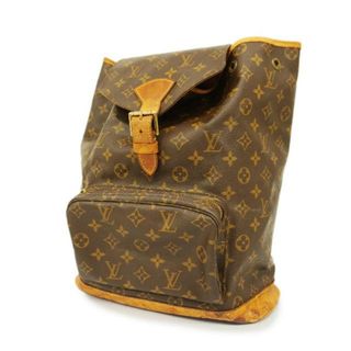 ルイヴィトン(LOUIS VUITTON)の【4hb1577】ルイヴィトン リュックサック/モノグラム/モンスリ/M51135/ブラウン【中古】レディース(リュック/バックパック)