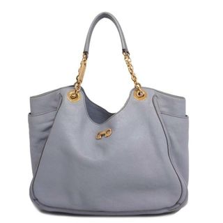 フェラガモ(Ferragamo)の【4hb1611】サルヴァトーレフェラガモ トートバッグ/ガンチーニ/レザー/ブルー/ゴールド金具 【中古】 レディース(トートバッグ)