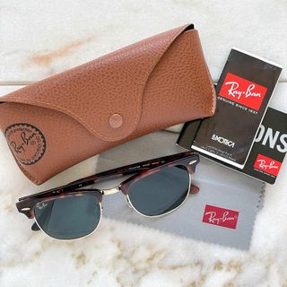 レイバン(Ray-Ban)の美品☆RayBan レイバン サングラス クラブ・マスター RB3016 茶(サングラス/メガネ)