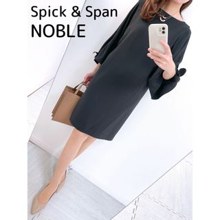 スピックアンドスパンノーブル(Spick and Span Noble)の【美品✨】Spick & Span NOBLE❤️サイズフリー✨ワンピース(ひざ丈ワンピース)