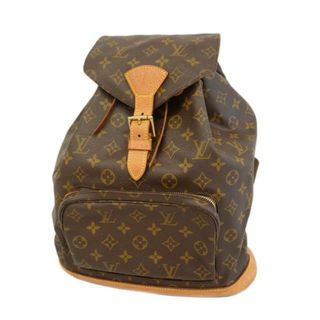 ルイヴィトン(LOUIS VUITTON)の【4hb1662】ルイヴィトン リュックサック/モノグラム/モンスリ/M51135/ブラウン【中古】レディース(リュック/バックパック)