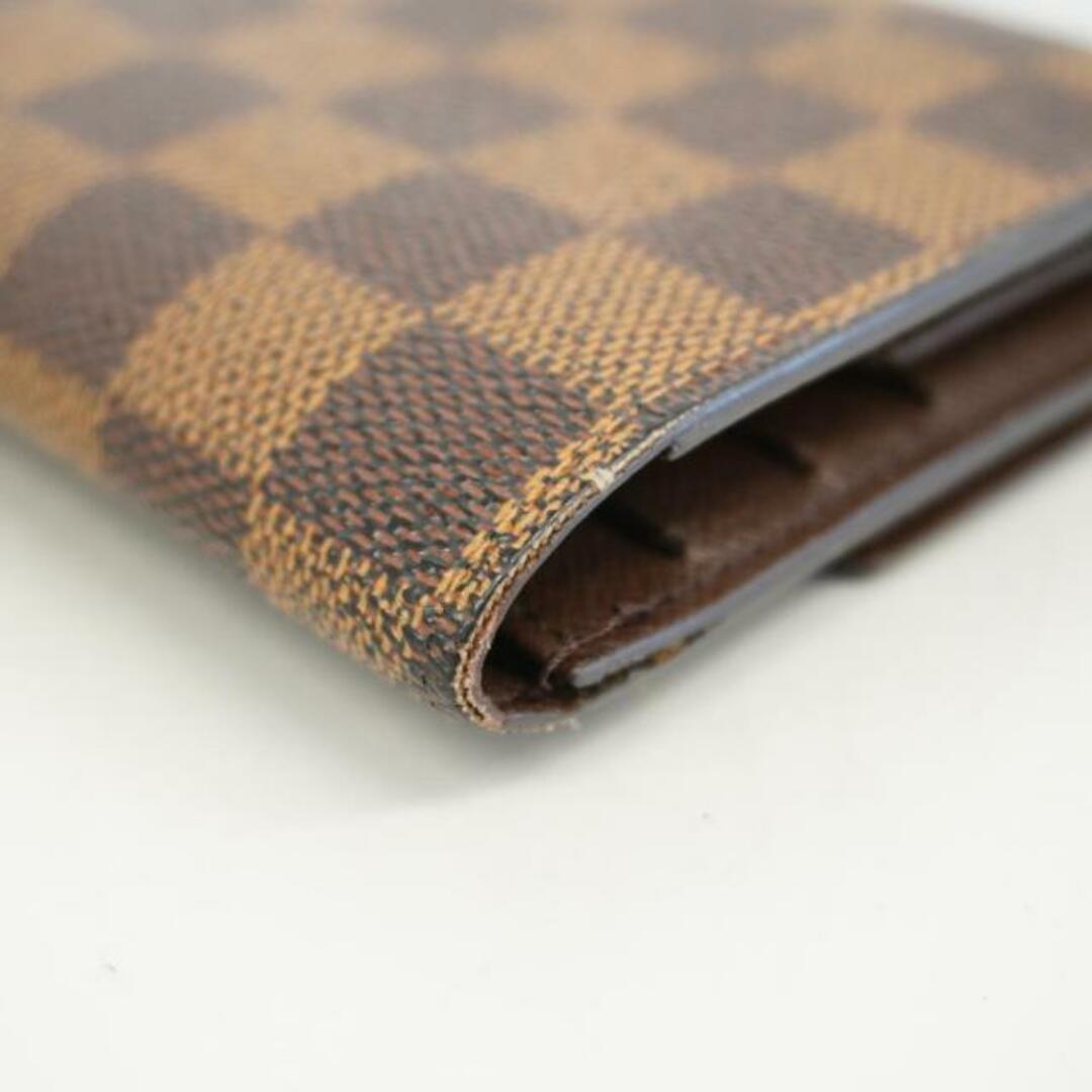 LOUIS VUITTON(ルイヴィトン)の【4hb1673】ルイヴィトン 長財布/ダミエ/ポルトフォイユインターナショナル/N61217/エベヌ【中古】メンズ/レディース/ユニセックス レディースのファッション小物(財布)の商品写真