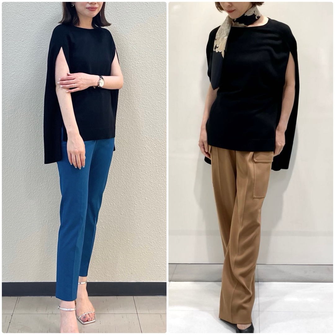 Theory luxe - theory luxe 23AW ケープ風 ウォッシャブルニット Theory luxe - theory luxe 23AW ケープ風 ウォッシャブルニット