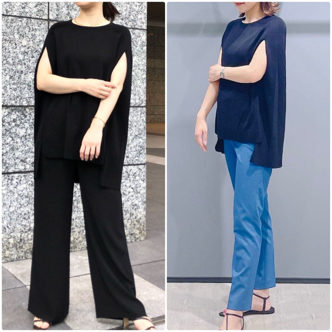 Theory luxe - theory luxe 23AW ケープ風 ウォッシャブルニット Theory luxe - theory luxe 23AW ケープ風 ウォッシャブルニット