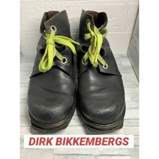 DIRK BIKKEMBIRGS ダークビッケンバーグ　紐巻きブーツ　ブラック(ブーツ)