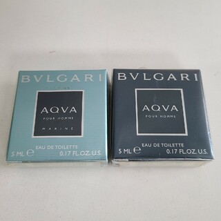 ブルガリ(BVLGARI)の新品未開封BVLGARI　ブルガリミニチュア香水2個セット(香水(男性用))