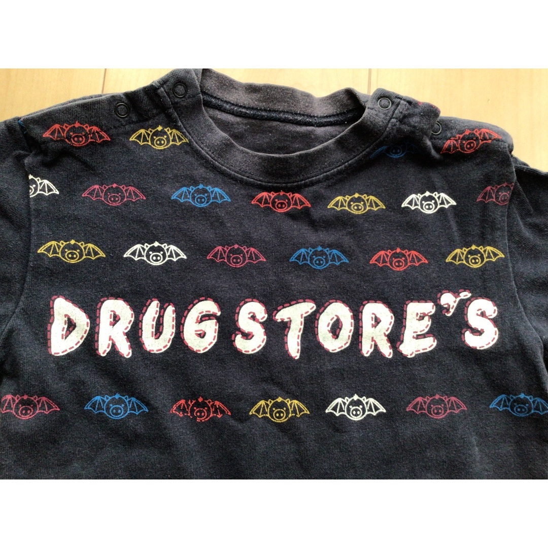 drug store's(ドラッグストアーズ)のDRUG STORE' ぶたロンパース 80 キッズ/ベビー/マタニティのベビー服(~85cm)(ロンパース)の商品写真