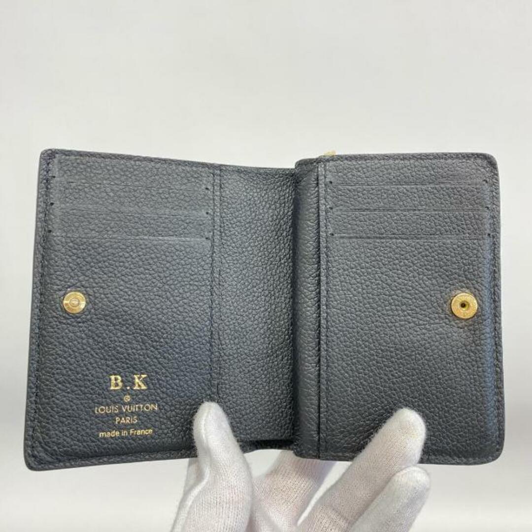 LOUIS VUITTON(ルイヴィトン)の【4hb1707】ルイヴィトン 財布/モノグラム・アンプラント/ポルトフォイユクレア/M80151/ノワール【中古】レディース レディースのファッション小物(財布)の商品写真