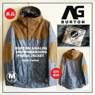 バートン(BURTON)の送料込 着用2回 美品★バートン アナログ スノボジャケット M(L)(ウエア/装備)