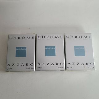 アザロ(AZZARO)の新品未開封アザロ　クローム　ミニチュア香水3個セット(香水(女性用))