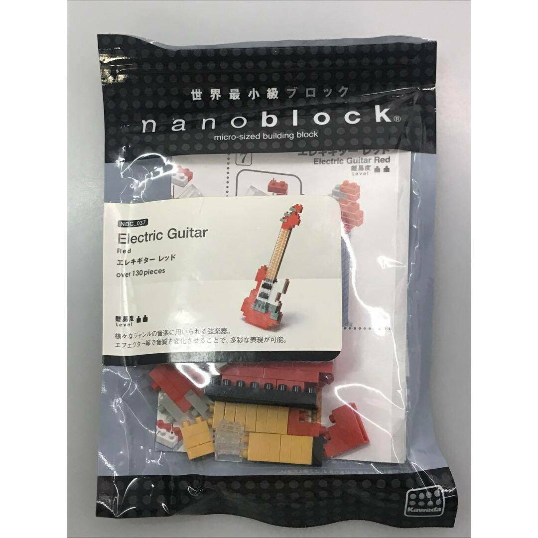LEGO レゴ  NBC-017 NBC-037 グランドピアノ エレキギターレッド N-034 おまけ付き 世界最小級ブロック nanoblock  1000円ポッキリ！ 361 キッズ/ベビー/マタニティのおもちゃ(知育玩具)の商品写真