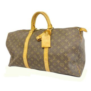 ルイヴィトン(LOUIS VUITTON)の【4hb1717】ルイヴィトン ボストンバッグ/モノグラム/キーポル50/M41426/ブラウン【中古】メンズ/レディース/ユニセックス(ボストンバッグ)