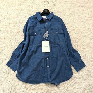 完売品　未使用タグ付き　23区　デニムシャツ　大きいサイズ　CLASSY.掲載