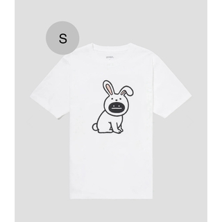 グラニフ(Design Tshirts Store graniph)のグラニフのTシャツ(ビューティフルシャドーうさぎ(Tシャツ/カットソー(半袖/袖なし))