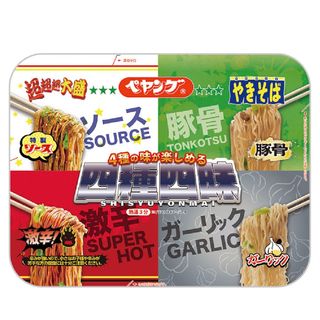 マルカショクヒン(まるか食品)のペヤング 四種四昧(インスタント食品)