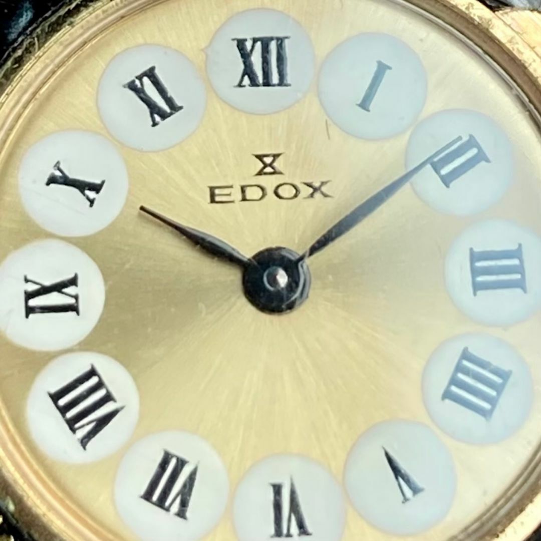 EDOX(エドックス)の【動作品】エドックス EDOX アンティーク 懐中時計 手巻き ペンダント レディースのファッション小物(その他)の商品写真