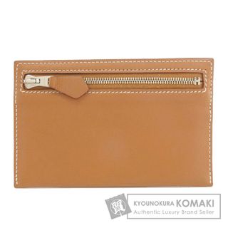 エルメス(Hermes)のHERMES ゴールド シルバー金具 コインケース シェーブル レディース(コインケース)