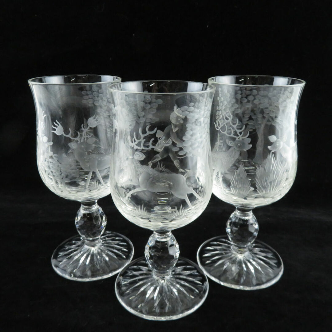A1111-10/Meissen/マイセン/クリスタルペアワイングラス/ 嗅ぐ A1111-10/Meissen/マイセン/クリスタルペアワイングラス/ 嗅ぐ