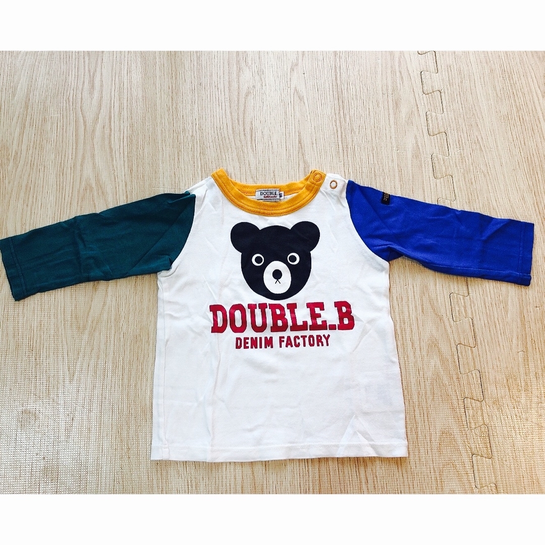 DOUBLE.B(ダブルビー)のダブルビー　長袖Tシャツ　ロンT キッズ/ベビー/マタニティのベビー服(~85cm)(Ｔシャツ)の商品写真