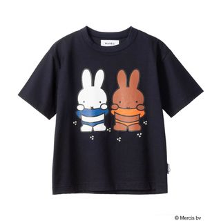 ミュベール(MUVEIL)のMUVEIL ミュベール ミッフィープリントＴシャツ ネイビー(Tシャツ(半袖/袖なし))