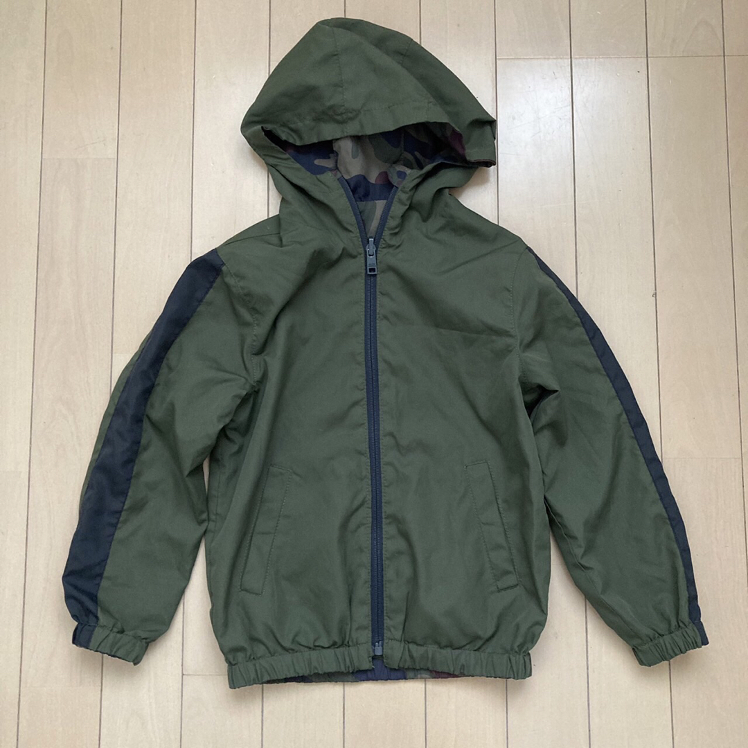 ZARA KIDS(ザラキッズ)のザラキッズ　リバーシブルパーカー キッズ/ベビー/マタニティのキッズ服男の子用(90cm~)(ジャケット/上着)の商品写真