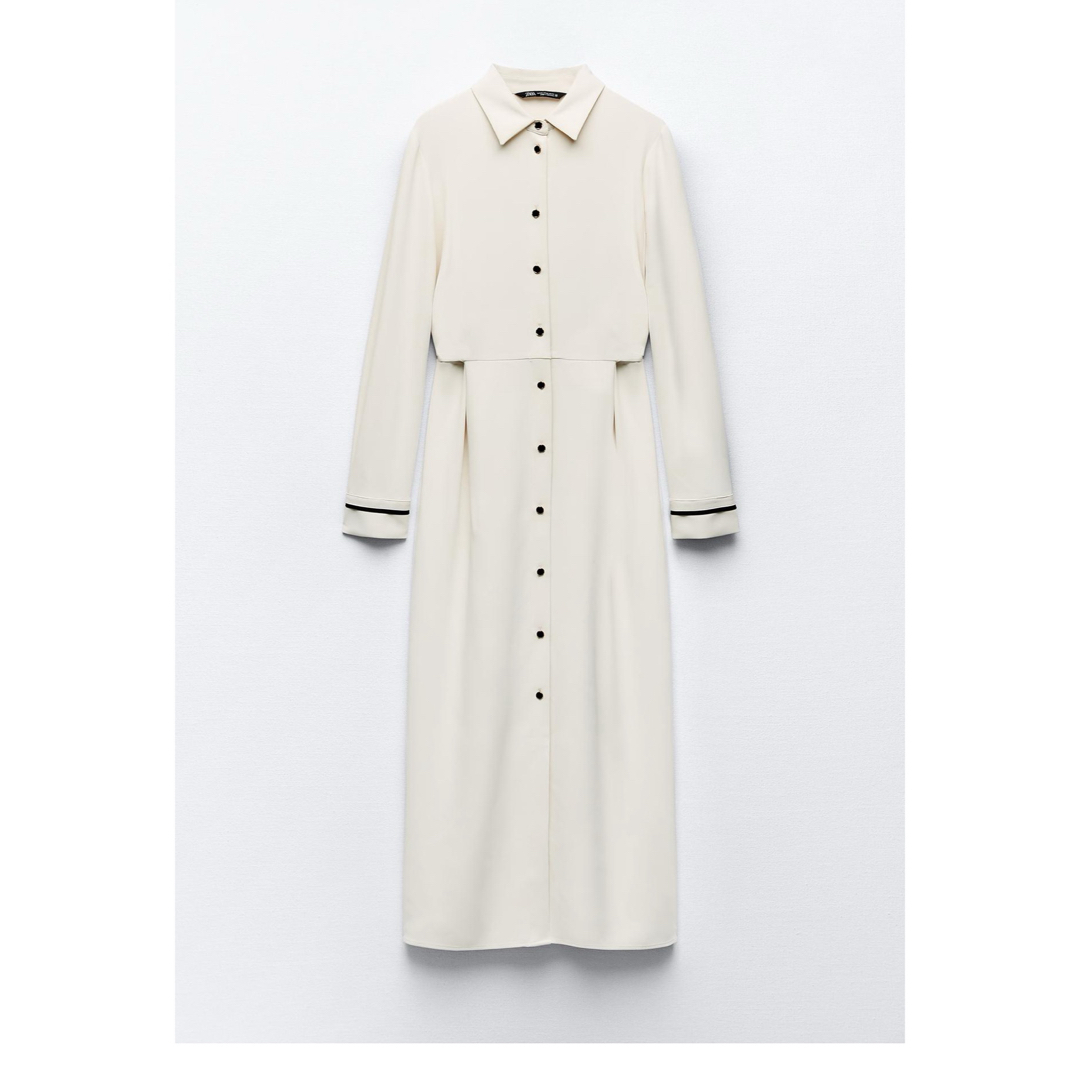 ZARA - ZARA🩵シャツワンピースの通販 by sato♡'s shop|ザラ ZARA - ZARA🩵シャツワンピースの通販 by sato♡'s shop|ザラ