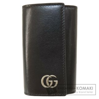 グッチ(Gucci)のGUCCI 435305 ロゴ キーケース レザー レディース(キーケース)