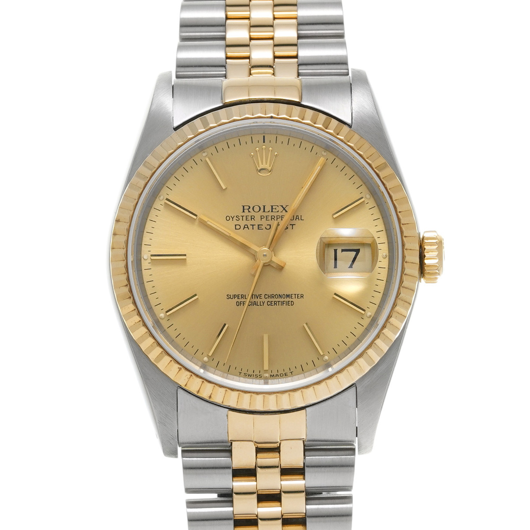 ROLEX(ロレックス)の中古 ロレックス ROLEX 16233 E番(1990年頃製造) シャンパン メンズ 腕時計 メンズの時計(腕時計(アナログ))の商品写真