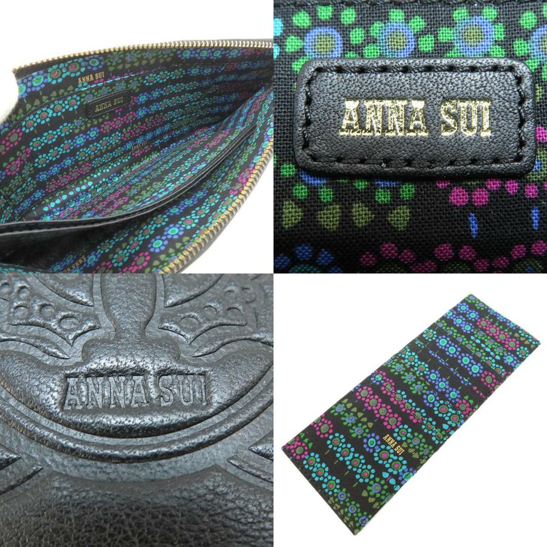 ANNA SUI(アナスイ)のANNA SUI ロゴ アクセサリーポーチ レザー レディース レディースのファッション小物(ポーチ)の商品写真