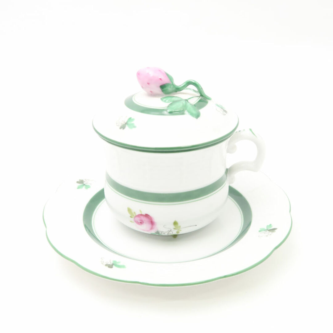 Herend - 未使用 Herend ヘレンド ウィーンの薔薇 クリーム Herend - 未使用 Herend ヘレンド ウィーンの薔薇 クリーム