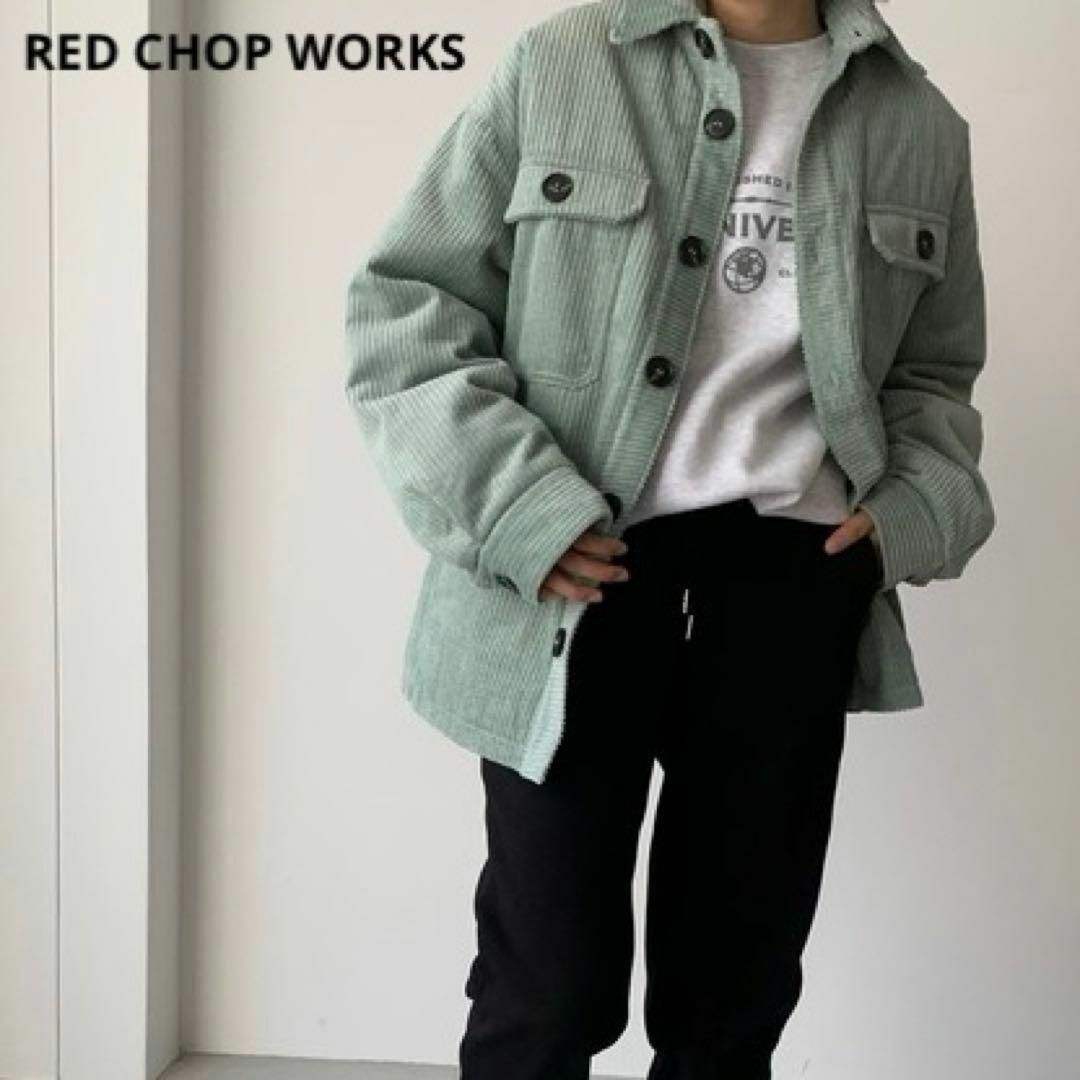 ■ RED CHOP WORKS コーデュロイ中綿キルティングジャケット 38 レディースのジャケット/アウター(ブルゾン)の商品写真