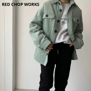 ■ RED CHOP WORKS コーデュロイ中綿キルティングジャケット 38(ブルゾン)