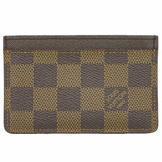 ルイヴィトン(LOUIS VUITTON)の本物 ルイヴィトン LOUIS VUITTON LV ポルト カルト サーンプル ダミエ エベヌ カードケース 名刺入れ ブラウン N61722 ビトン 雑貨小物 中古(名刺入れ/定期入れ)