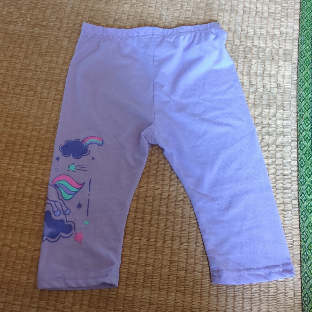 西松屋(ニシマツヤ)の七分丈スパッツ 130 キッズ/ベビー/マタニティのキッズ服女の子用(90cm~)(パンツ/スパッツ)の商品写真