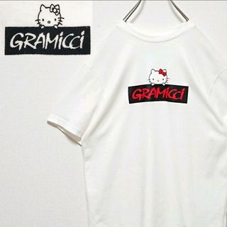 グラミチ(GRAMICCI)の希少 グラミチ ハローキティ サンリオ コラボ フロント ロゴ 半袖 Tシャツ(Tシャツ/カットソー(半袖/袖なし))