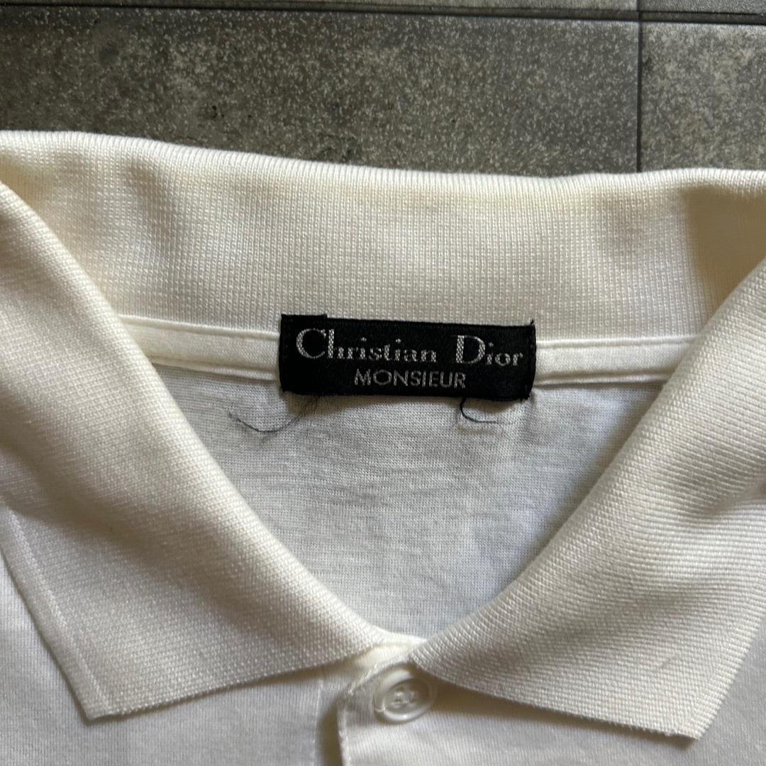 90s クリスチャンディオール christian dior ポロシャツ 90s VINTAGE Christian Dior MONSIEUR 総柄 ポロシャツ メンズ L