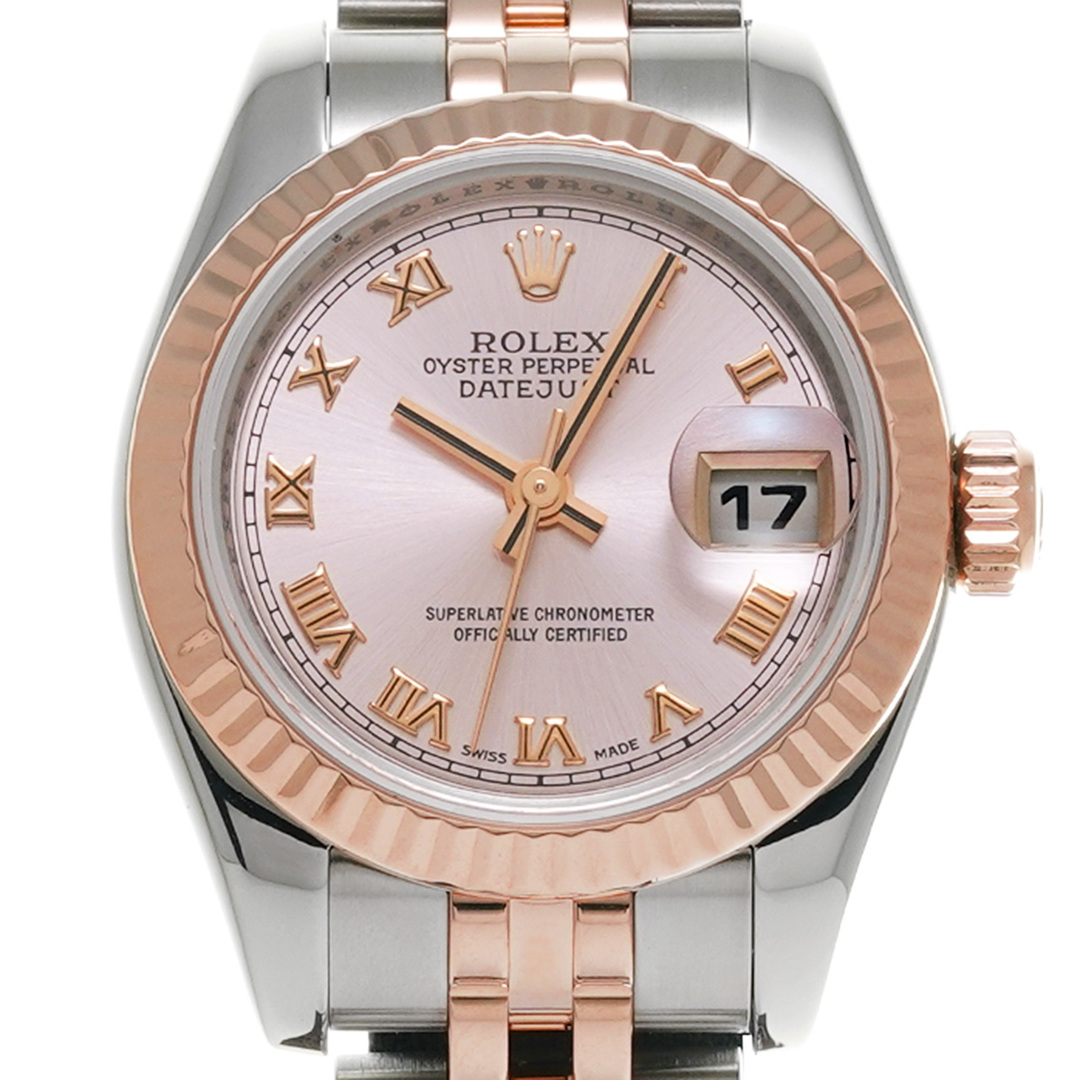 ROLEX(ロレックス)の中古 ロレックス ROLEX 179171 D番(2005年頃製造) ピンク レディース 腕時計 レディースのファッション小物(腕時計)の商品写真