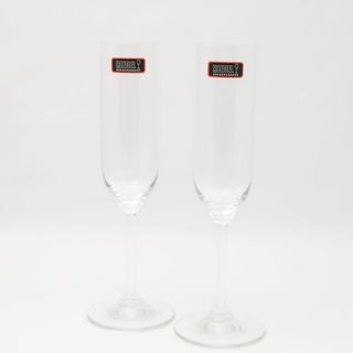 リーデル(RIEDEL)の美品 RIEDEL リーデル シャンパングラス 2客 ペア SY8679 (グラス/カップ)